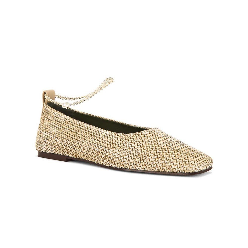 Maria Luca Augusta Ballet flats in natural size 36EU NIB